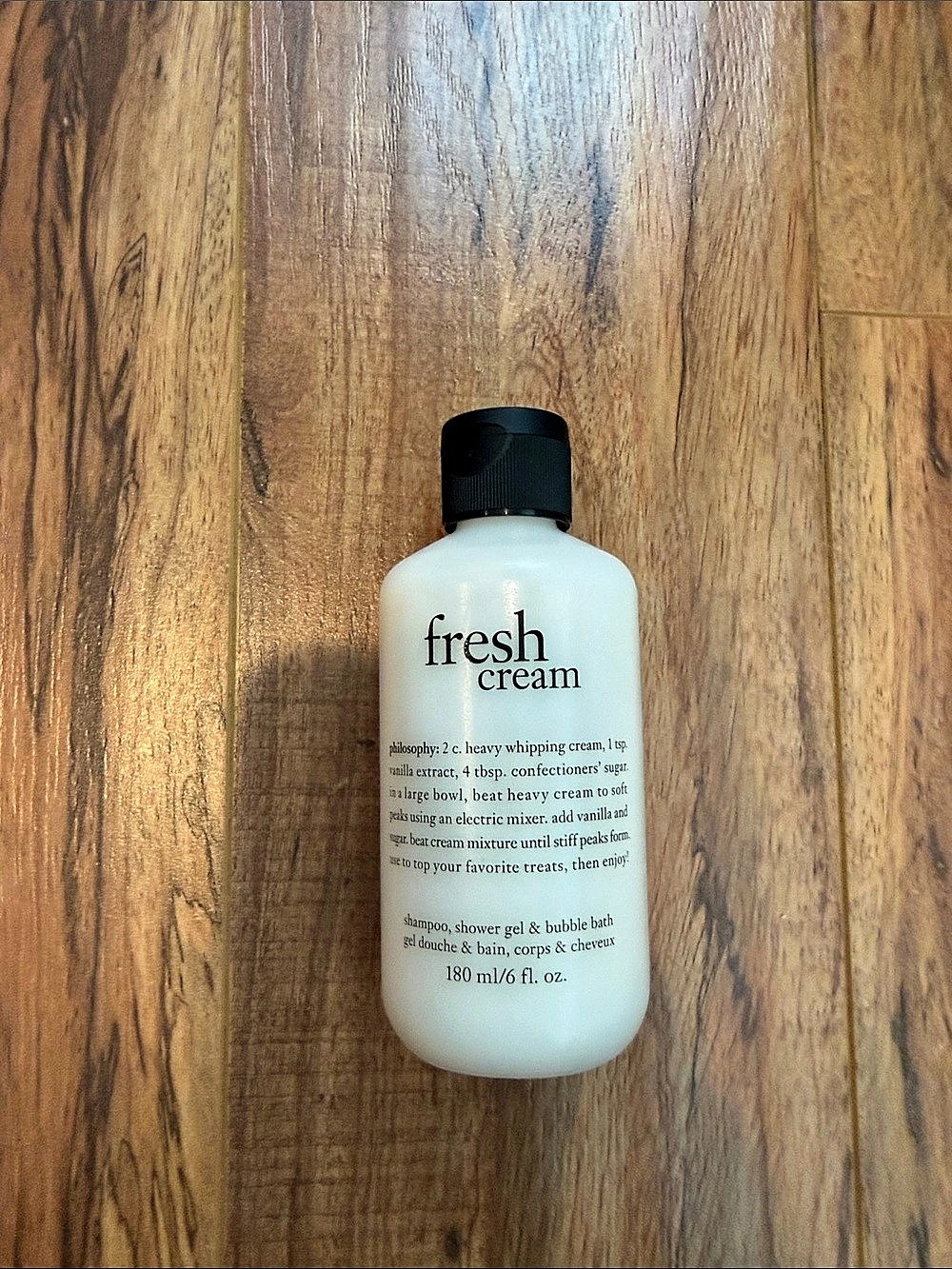 Philosophy fresh cream shampoo, shower gel & bubble bath